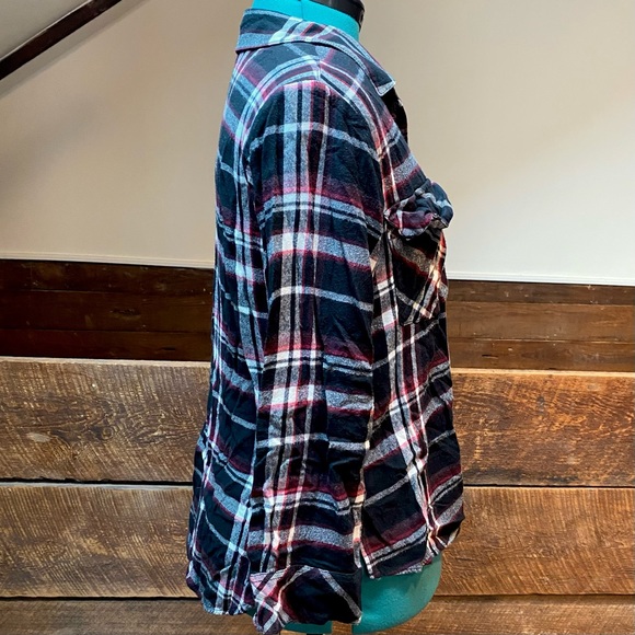 Sanctuary Boyfriend For Life Plaid Flannel Buttondown Shirt from Anthro - Picture 8 of 14